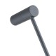 Diamora Luxury Knurled Gunmetal Grey Single Towel Rack Rail 600mm Diamora Luxury Knurled Gunmetal Grey Single Towel Rack Rail 600mm